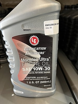 Monolec Ultra Engine Oil - SAE 10w-30.